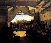 Franz Ludwig Catel Crown Prince Ludwig in the Spanish Wine Tavern in Rome France oil painting artist
